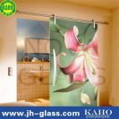 factory cheap 6mm or 8mm tempered water transfer digital printing glass